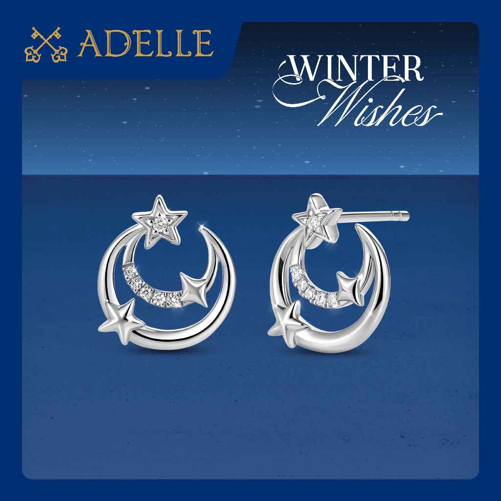 Adelle Jewellery - Starielle Diamond Earrings - Anting Emas Berlian