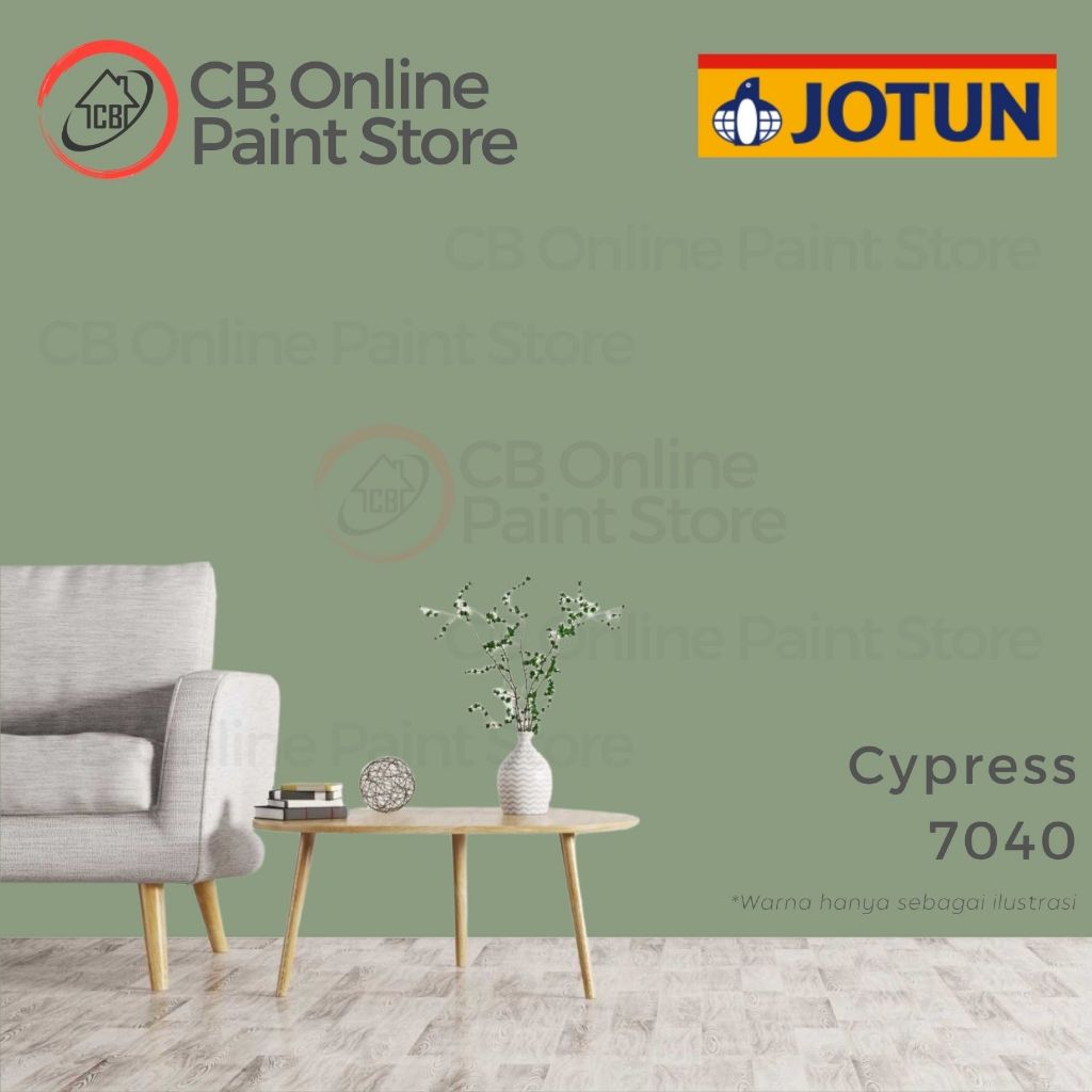 CAT TEMBOK JOTUN - CYPRESS 7040 - PAIL