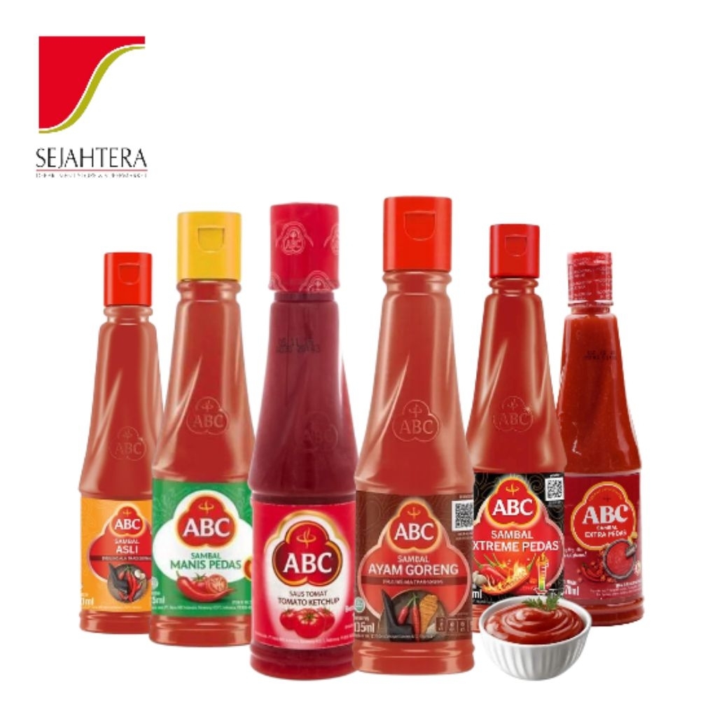 275 ML - Sambal ABC & Saus Tomat ABC Botol / Sachet - Ayam Goreng, Extra Pedas, Extreme, Asli, Pedas