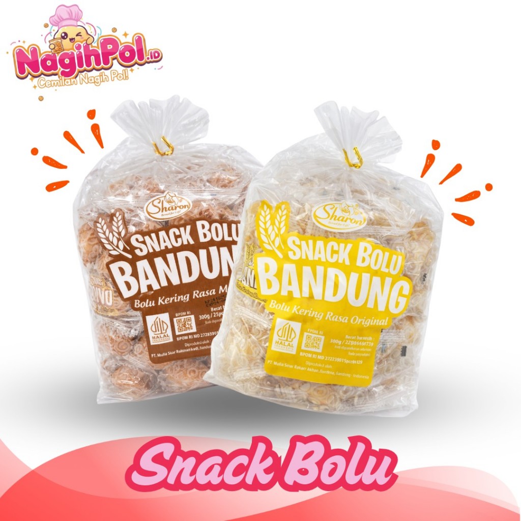 Sharon Bakery  Snack Bolu rasa Moka 300gr - Satuan