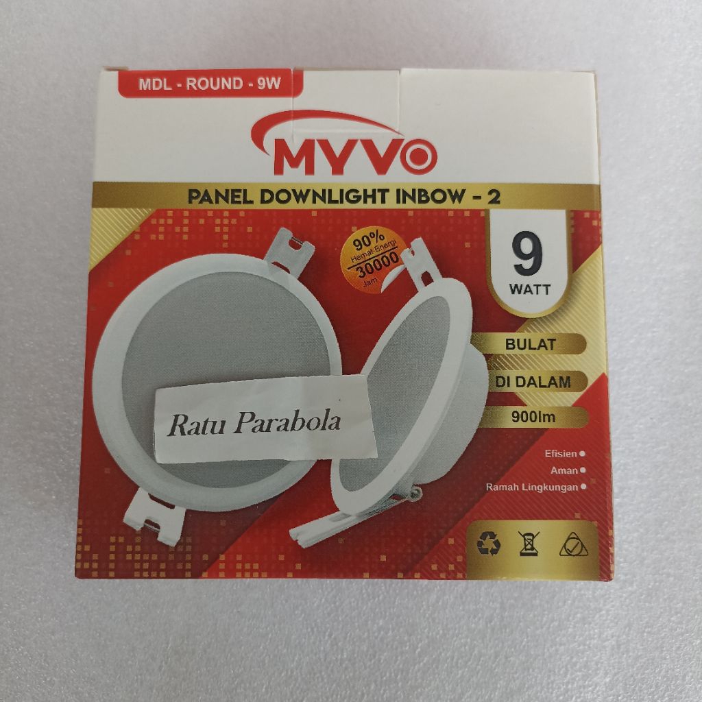 PANEL DOWNLIGHT MYVO 9 WATT INBOW BULAT PANEL LED DOWNLIGHT