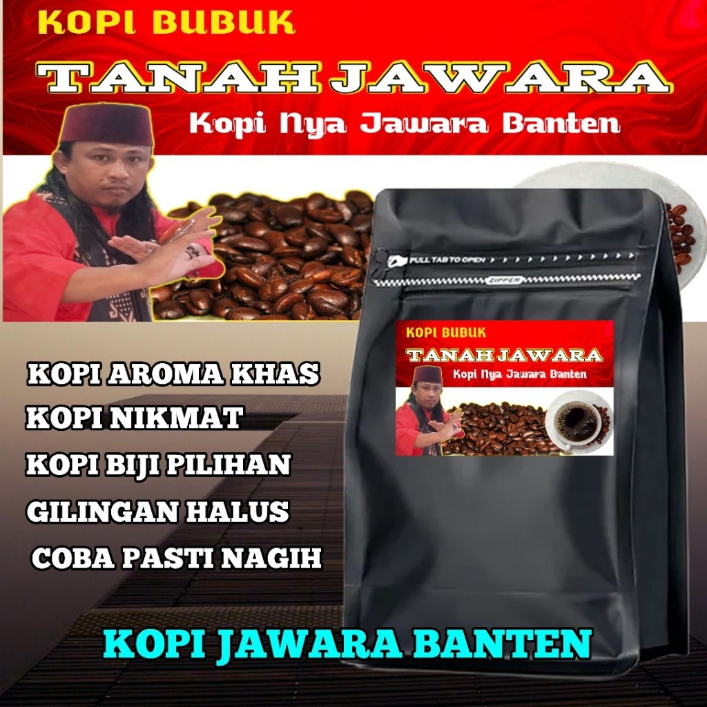 BARU KOPI BUBUK TANAH JAWARA_KOPI JAWARA BANTEN 6,5.G ISI 20 SACHET