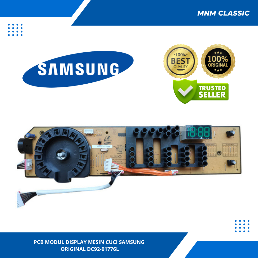 PCB MODUL DISPLAY MESIN CUCI SAMSUNG WW75J4213IW ORIGINAL DC92-01776L