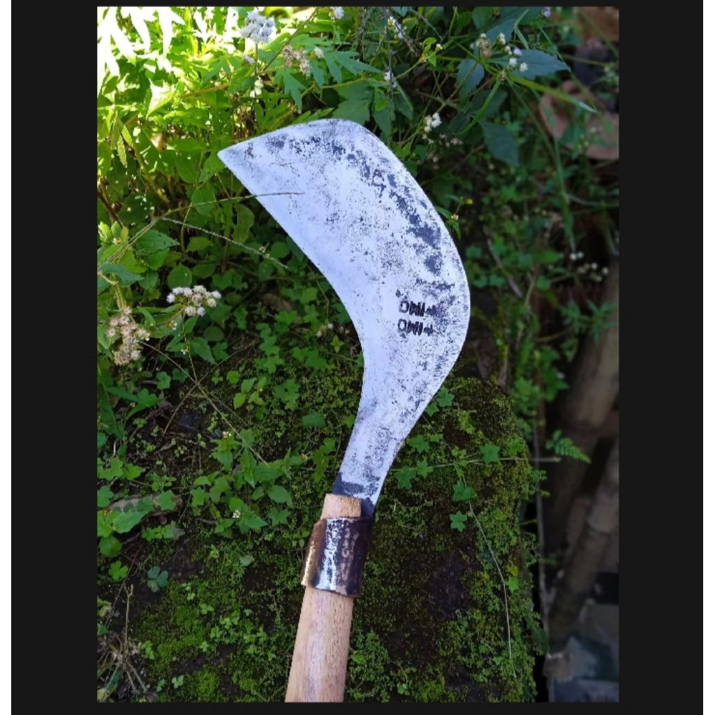 Parang Kebun Baja Per Full Baja Super Tajam || Gagang Kayu Sonokeling | Full Sipu Sipuh | Siap Pakai