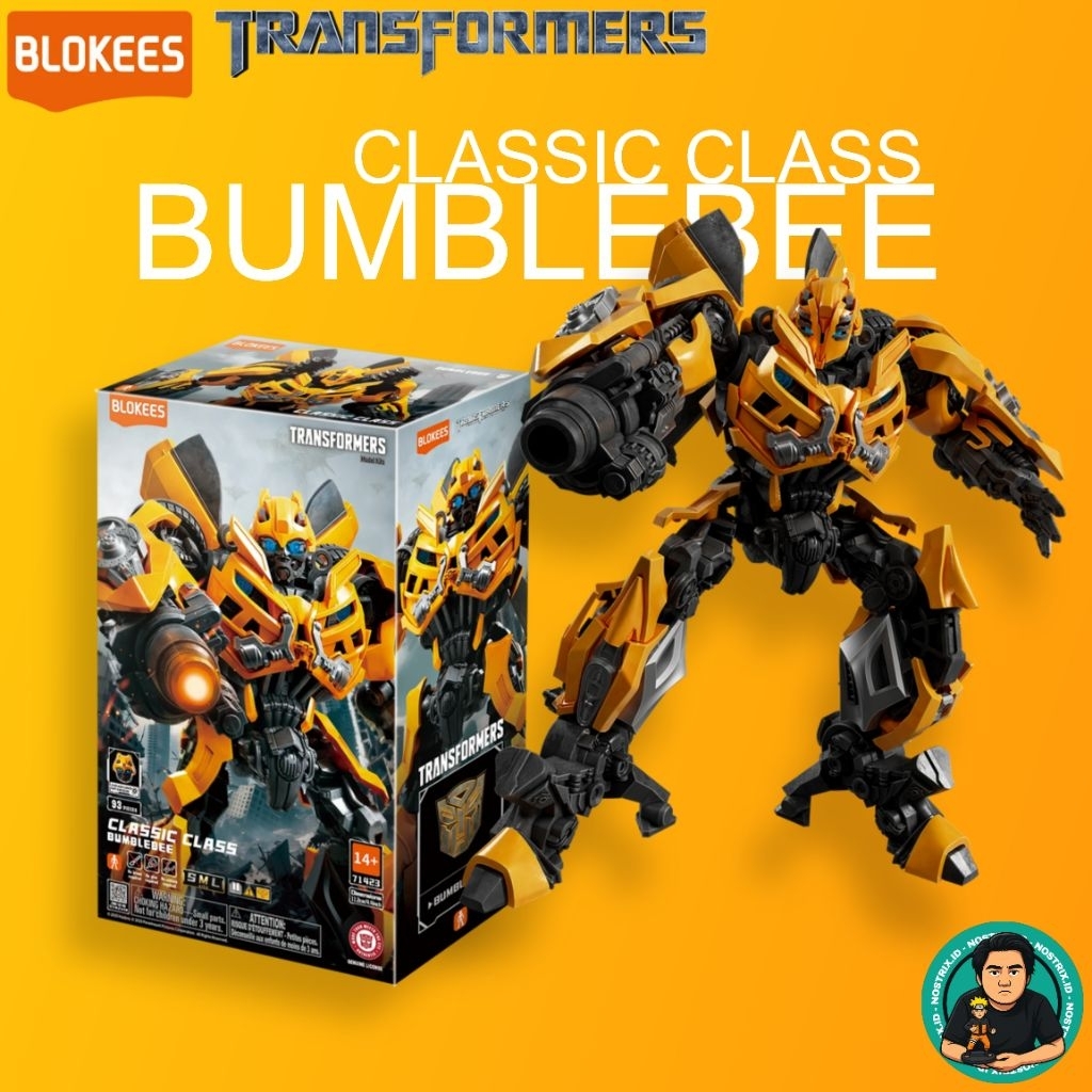 Blokees Transformers Bumblebee / blokees classic class 23 movie 3 Bumble bee / blokees bumblebee dot