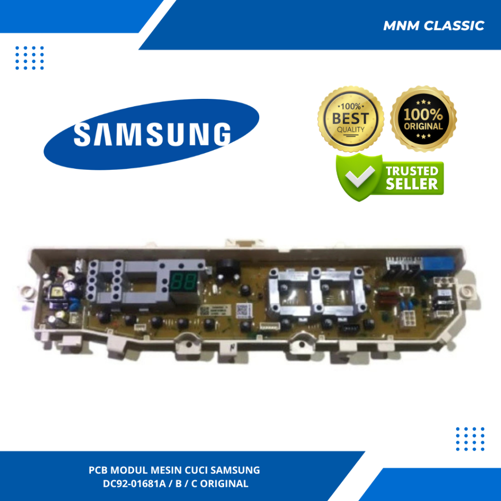 PCB MODUL MESIN CUCI SAMSUNG DC92-01681A / DC92-01681B / DC92-01681C WA85H4400SS ORIGINAL