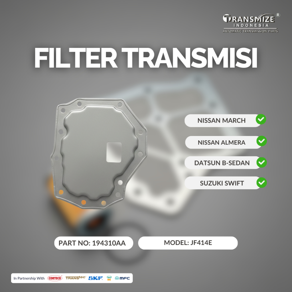 FILTER OLI TRANSMISI MATIC 194310AA | UNTUK MOBIL JEPANG - (NISSAN DATSUN SUZUKI) JF414E