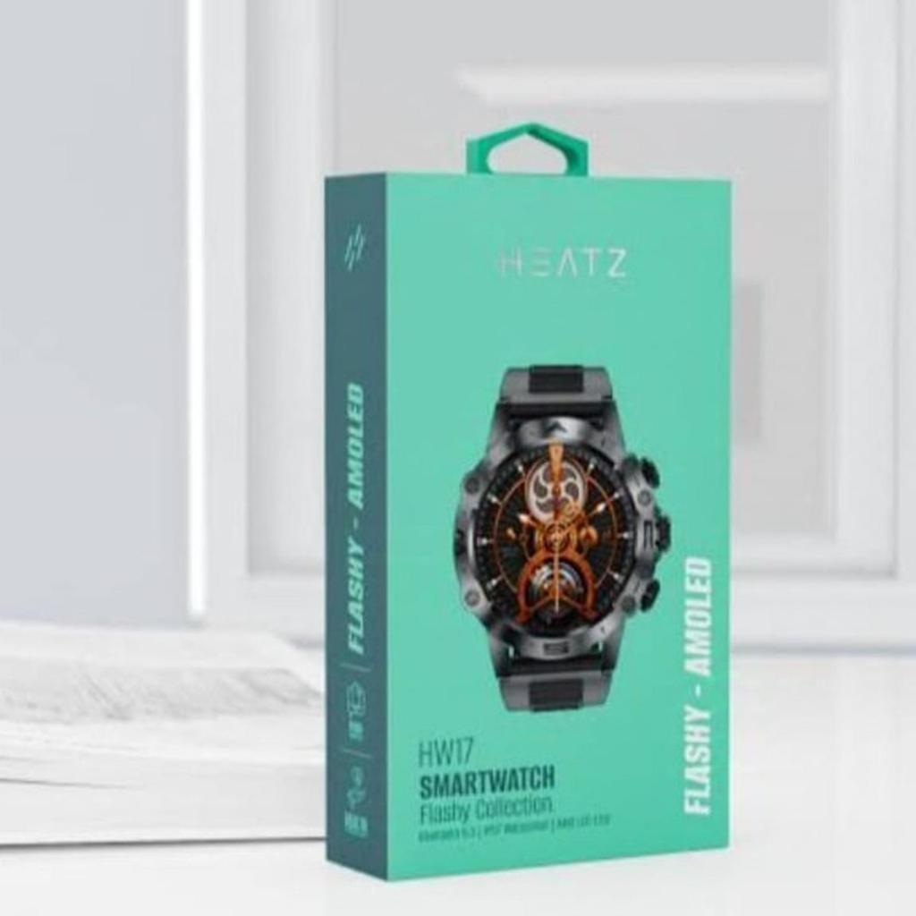 SMARTWATCH HEATZ HW17 AMOLED SMARTWATCH 1.53" BLUETOOTH 5.3 IP67 WATERPROFF GARANSI 1 TAHUN