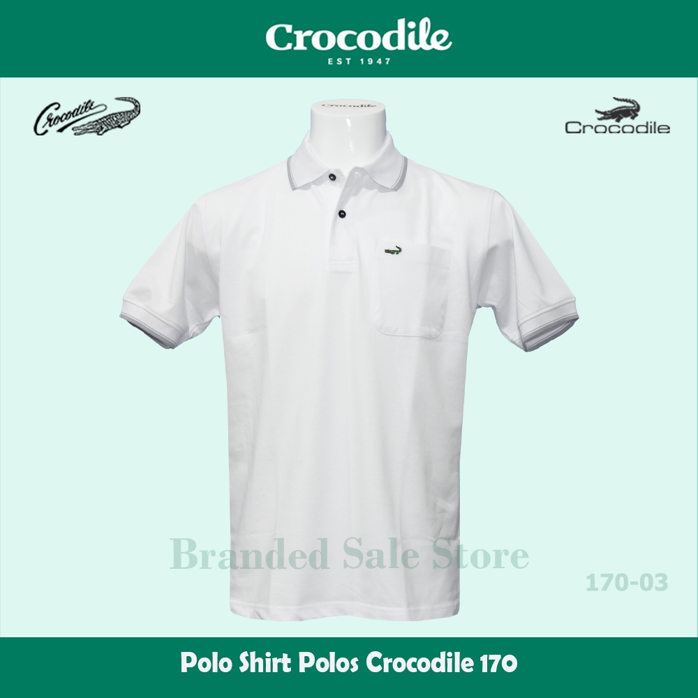 Crocodile Kaos Kerah Pria Polos Warna, Men Polo Shirt Original  70-03