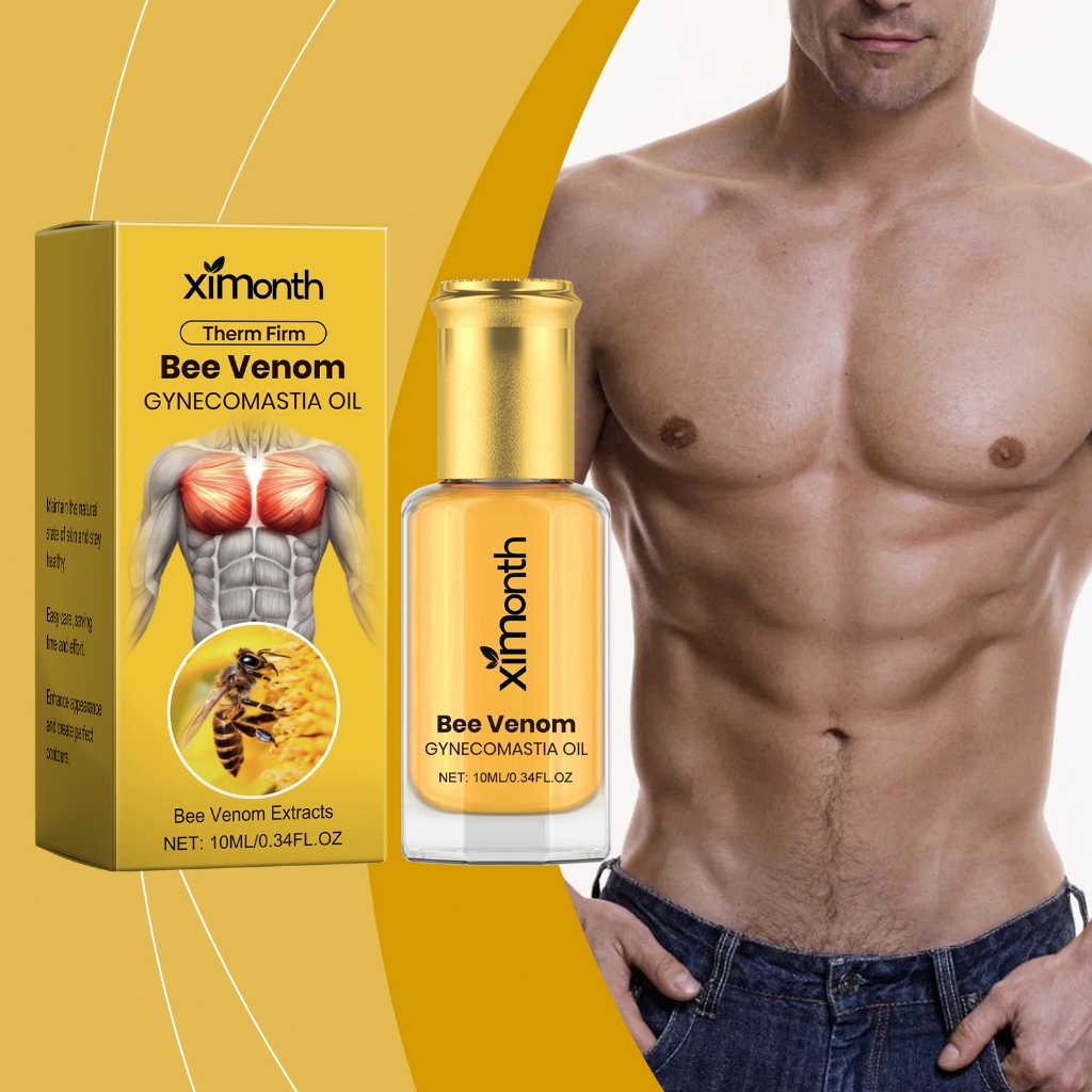 Bee Venom Gynecomastia Oil Minyak Pijat Dada Shaping Lifting Meningkatkan Definisi Otot Dada Secara 