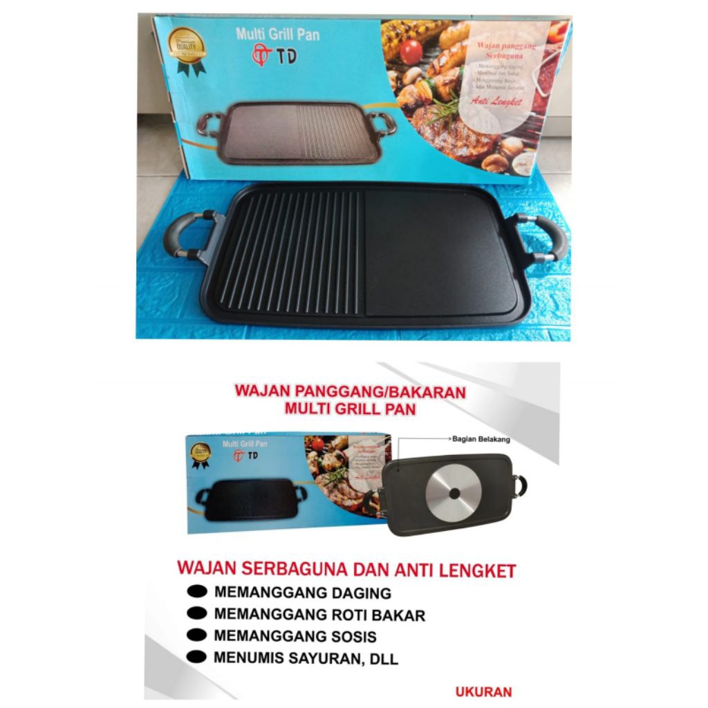 GRILL PAN TD/WAJANG PANGGANG/BAKARAN MULTI GRILL