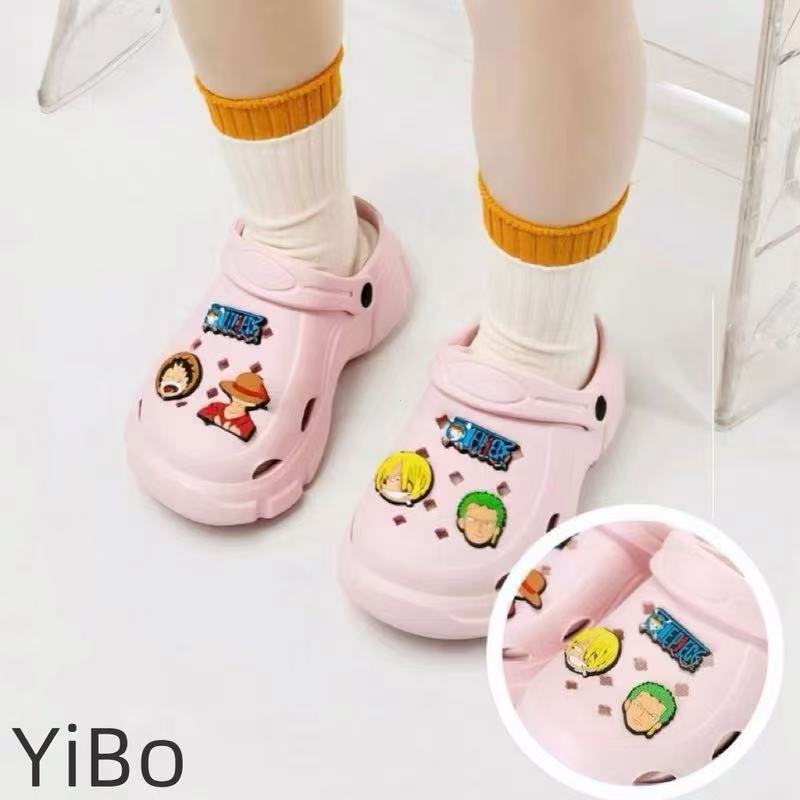 Sandal Anak Laki-laki Karakter Sandal Anti Slip dengan Stiker Kartun Lucu - Nyaman, Ringan dan Tahan