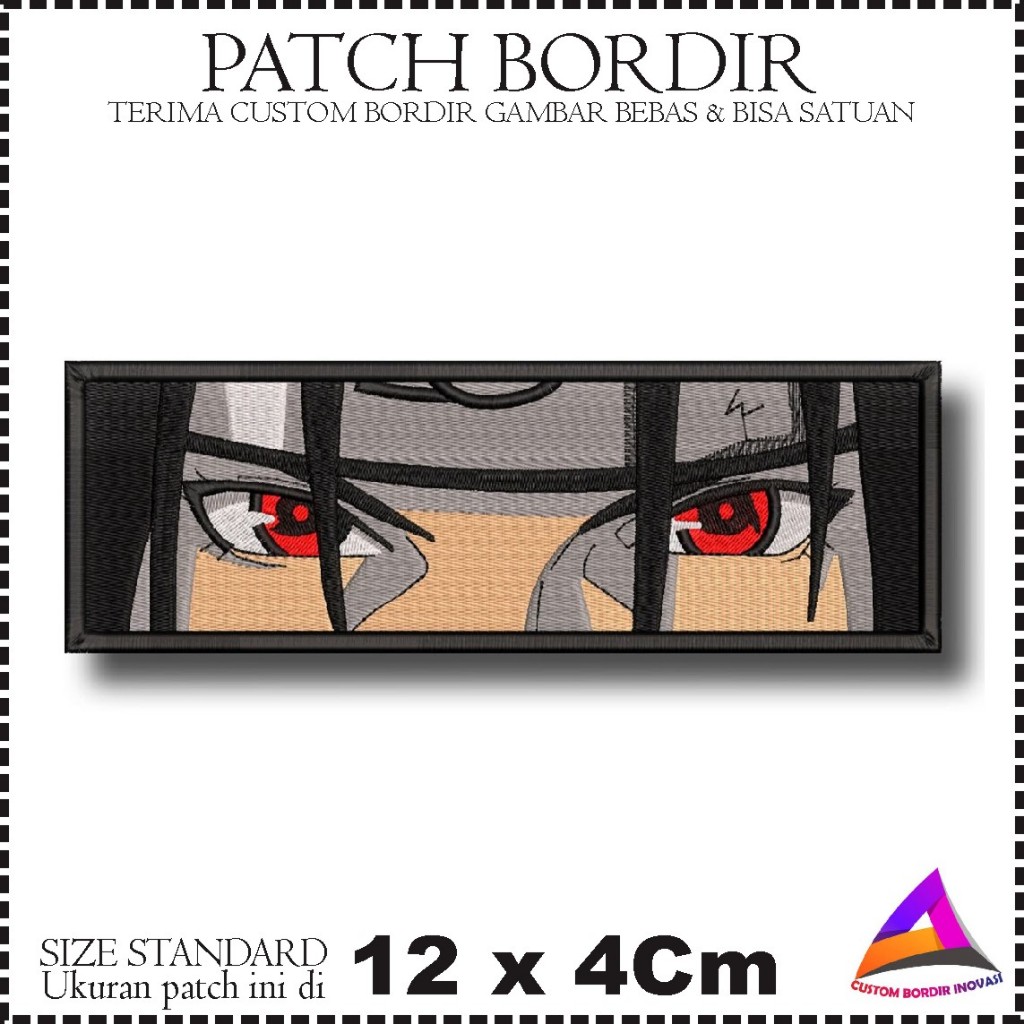Emblem Patch Bordir Anime eyes Keren - CBI