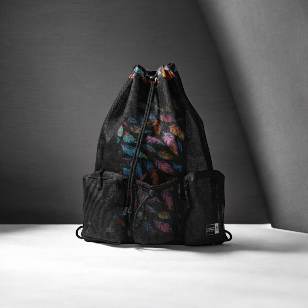 Tas Renang Jaring printing /Tas Renang Free custom nama