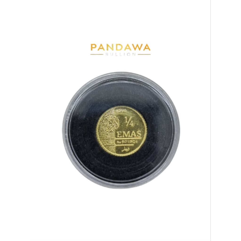 Logam Mulia Koin Emas 1/4 Dinar