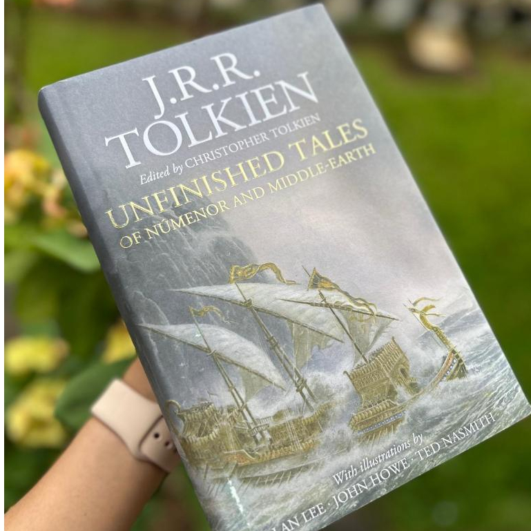 Limited Edition JRR Tolkien Unfinished Tales of Numenor and Middle-Earth Illustrated by Alan Lee (HC