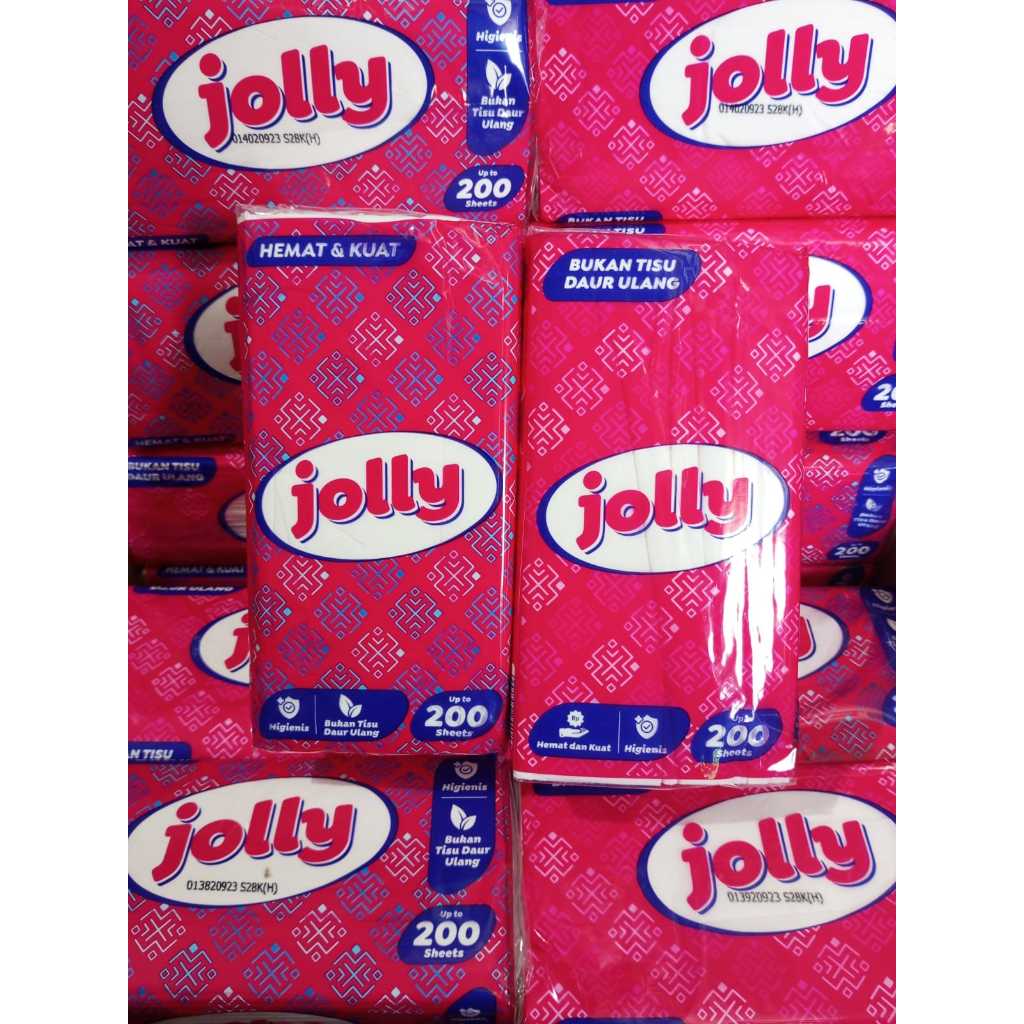 COD TISSUE JOLLY 200 SHEET KEMASAN EKONOMIS 1PACK ISI 4 BKS / Tissu T-Soft 200 sheet