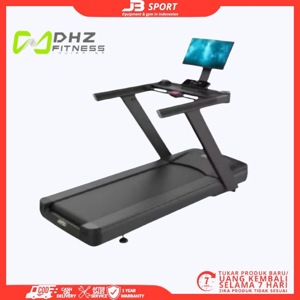 DHZ-Treadmil elektrik Comersial X-8600 Ps(Original)Alat Fitness|Treadmil Besar Komersil
