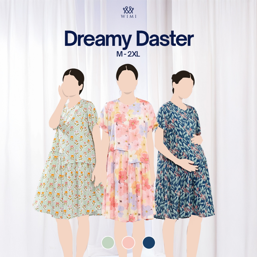 Wimi.id - Dreamy Daster | Baju Daster Ibu Hamil dan Ibu Menyusui