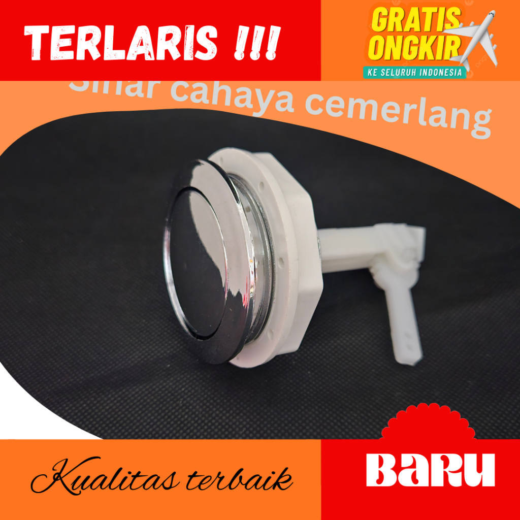 tombol kloset toto CW823J-B5805-G-STIV1 // Flush / Tombol, Engkol / Siram / Toto / Original / Sempro