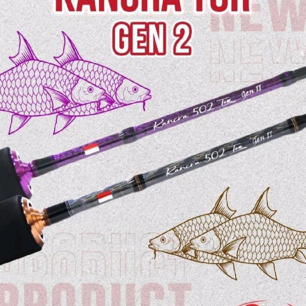 JORAN SPINNING RELIX NUSANTARA KANCRA TOR GEN 2 502 (150CM) HOLLOW CARBON