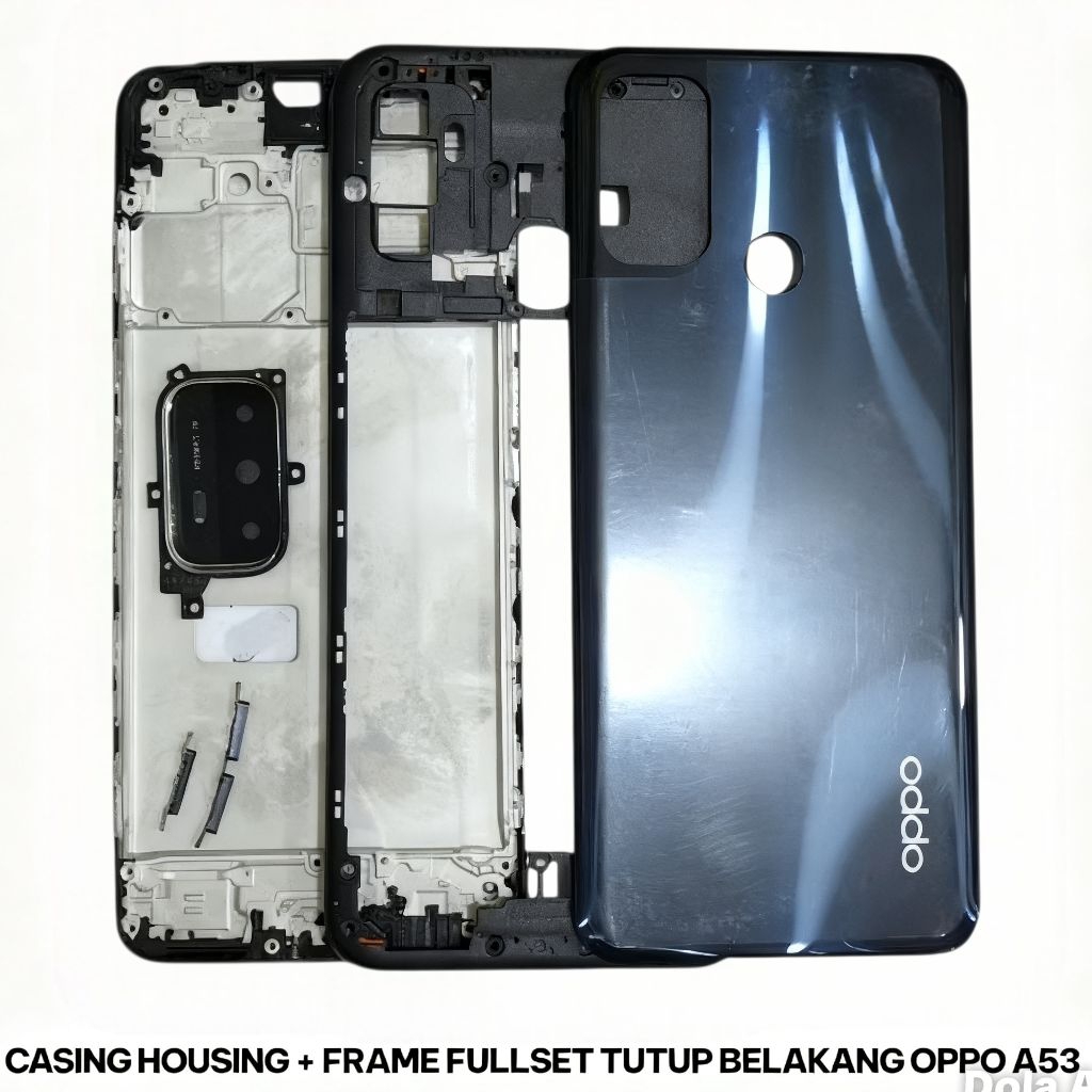 CASING HOUSING + FRAME FULLSET TUTUP BELAKANG OPPO A53/OPPO A32 ORI
