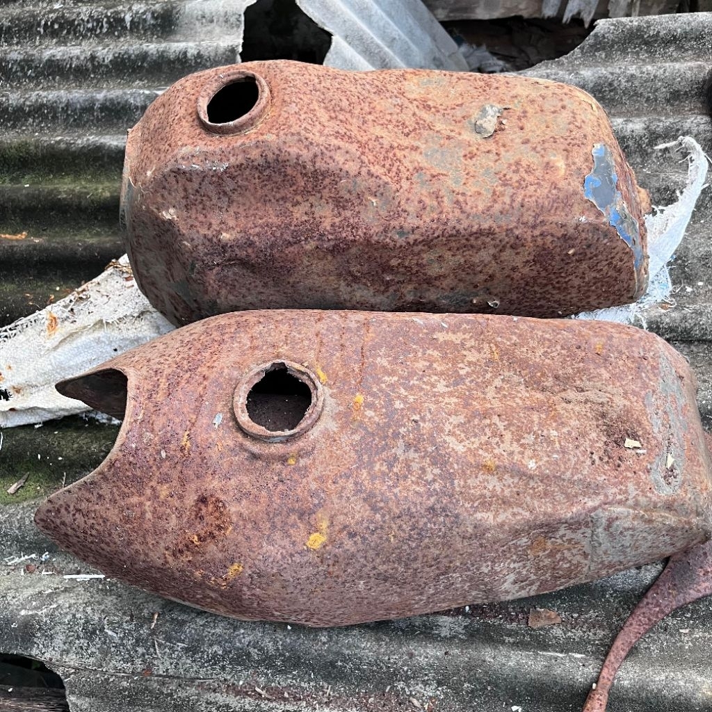 tangki dt100 dan ke125 yamaha dt100 kawasaki ke125 trail