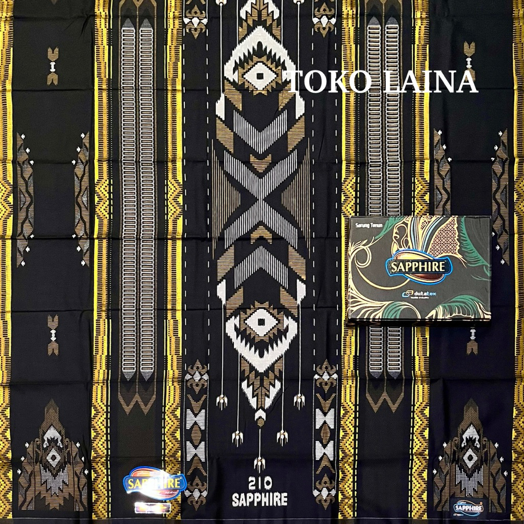 Sarung Sapphire STK Songket Timbul Original