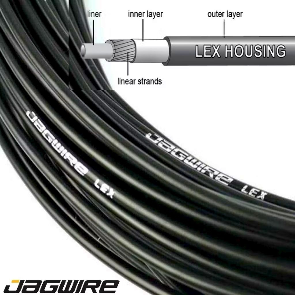 Jagwire outer cable shifter Kabel luar shifter jagwire panjang 1,8m include end cap