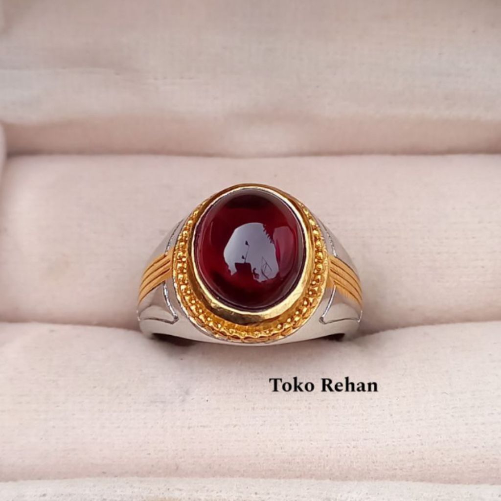 Cincin batu kecubung api super keren