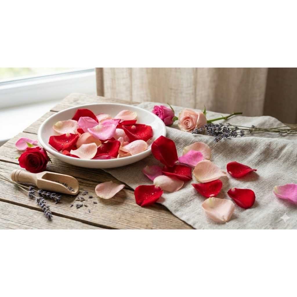 Bunga Tabur Mawar Fresh Bunga Mawar tabur varian warna