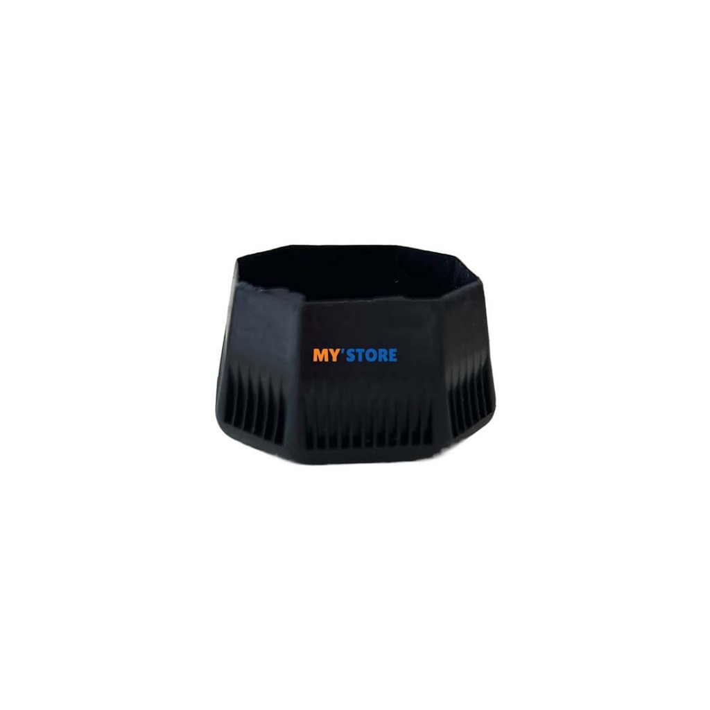 Replacement Penutup Bawah Raket Tennis Butt Cap Penutup Handle Raket Hitam Tahan Lama