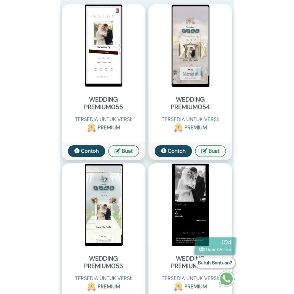 Undangan Digital Syar'i / Umum