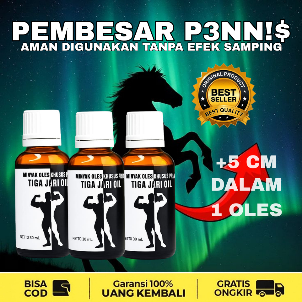 Daun Bungkus Tiga Jari Oil Obat Herbal Pembesar penis100%ampuh permanen Asli Papua Bpom