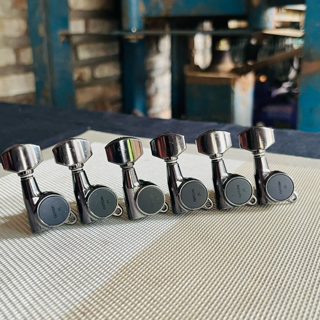 GOTOH japan dryer / tuner mahcine gitar sejajar kanan original warna cosmo