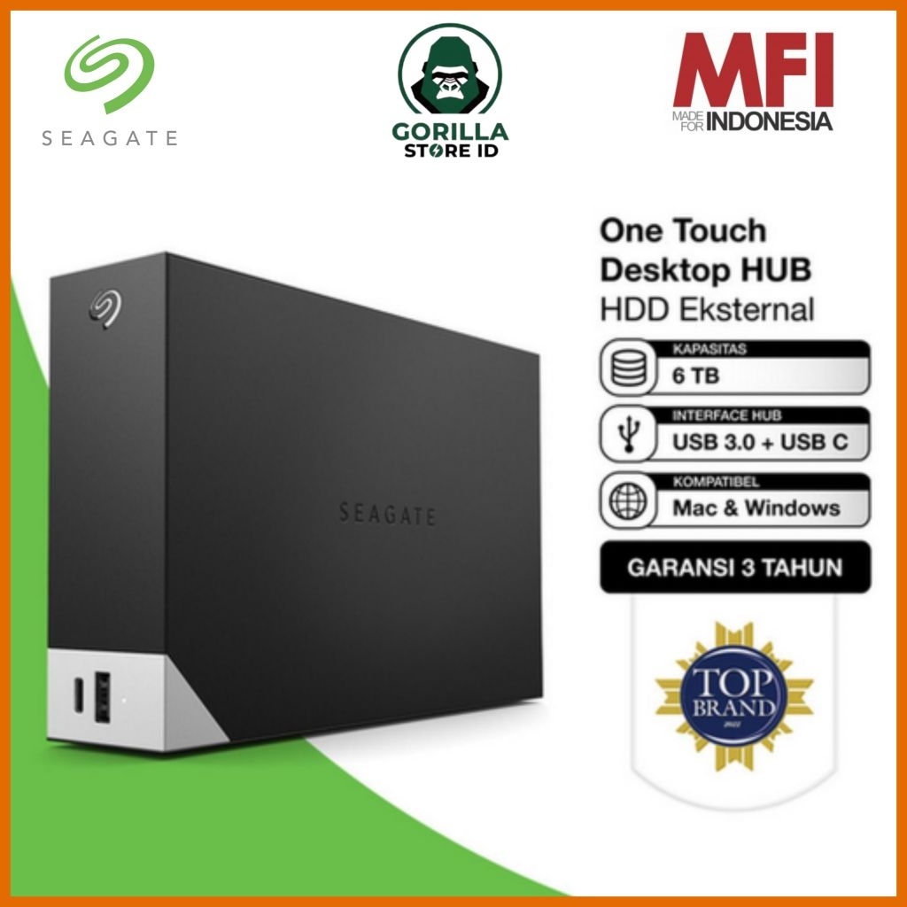Seagate One Touch Desktop Hub HDD / Hardisk Eksternal 6TB USB3.0
