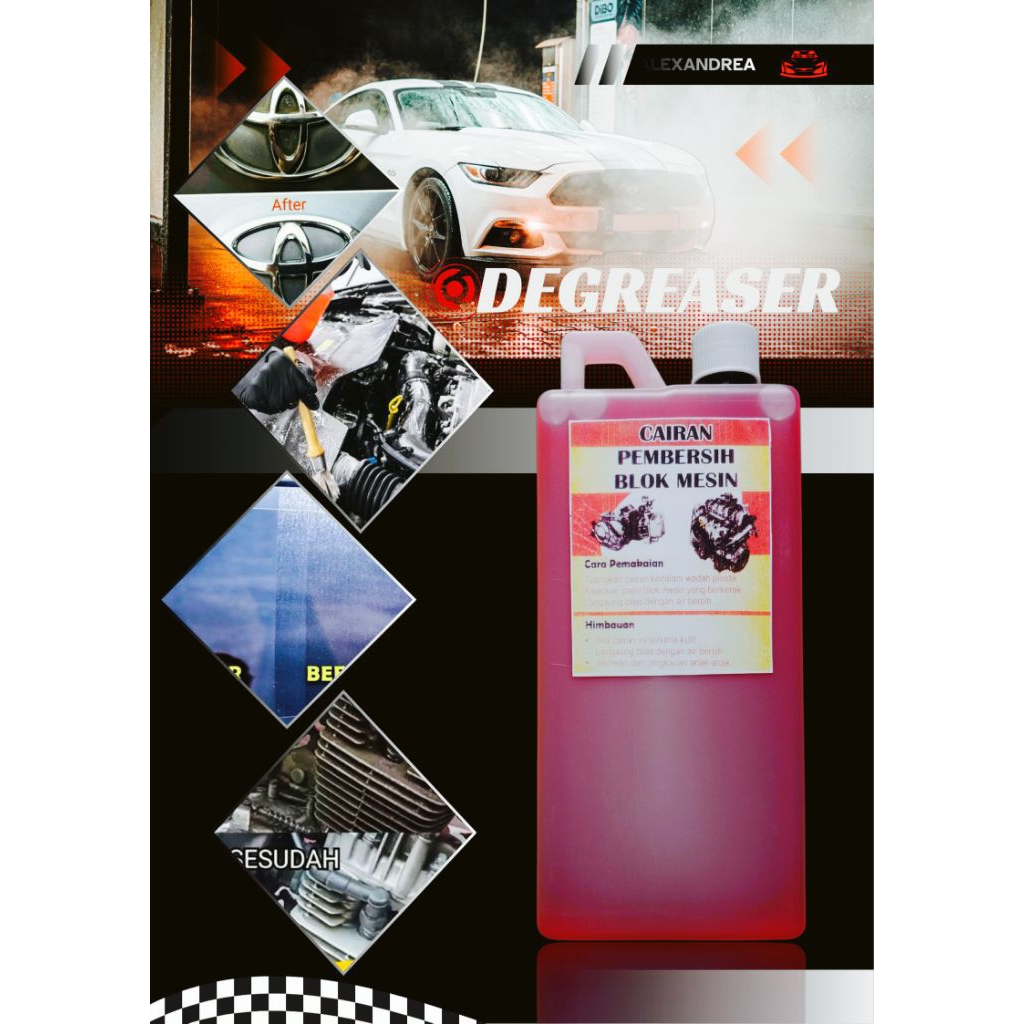 Cairan Pembersih Blok Mesin Motor Pembersih Mesin Mobil/ Cairan Pembersih Mesin Menguning