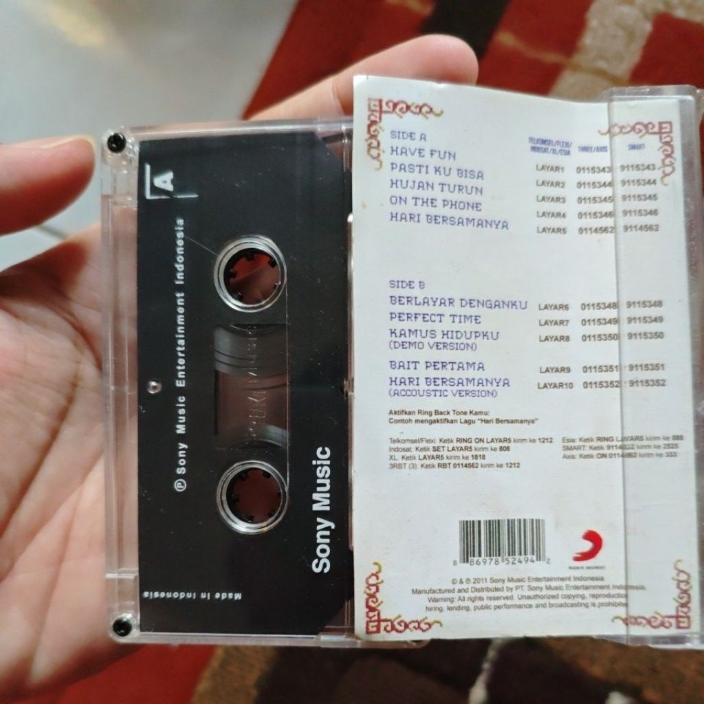 kaset Sheila On 7 berlayar