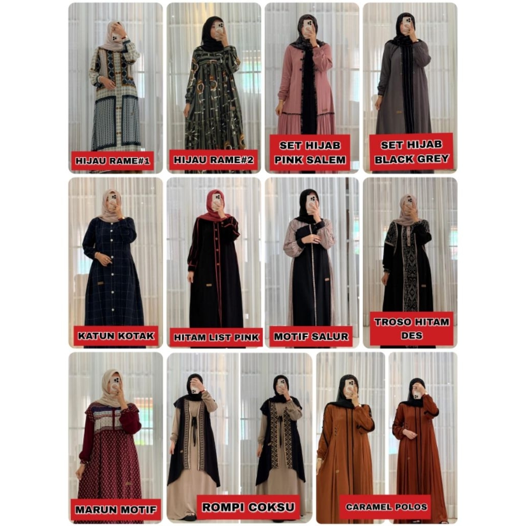 GAMIS NADHEEFA TERBARU | DRESS NADHEEFA SERIES