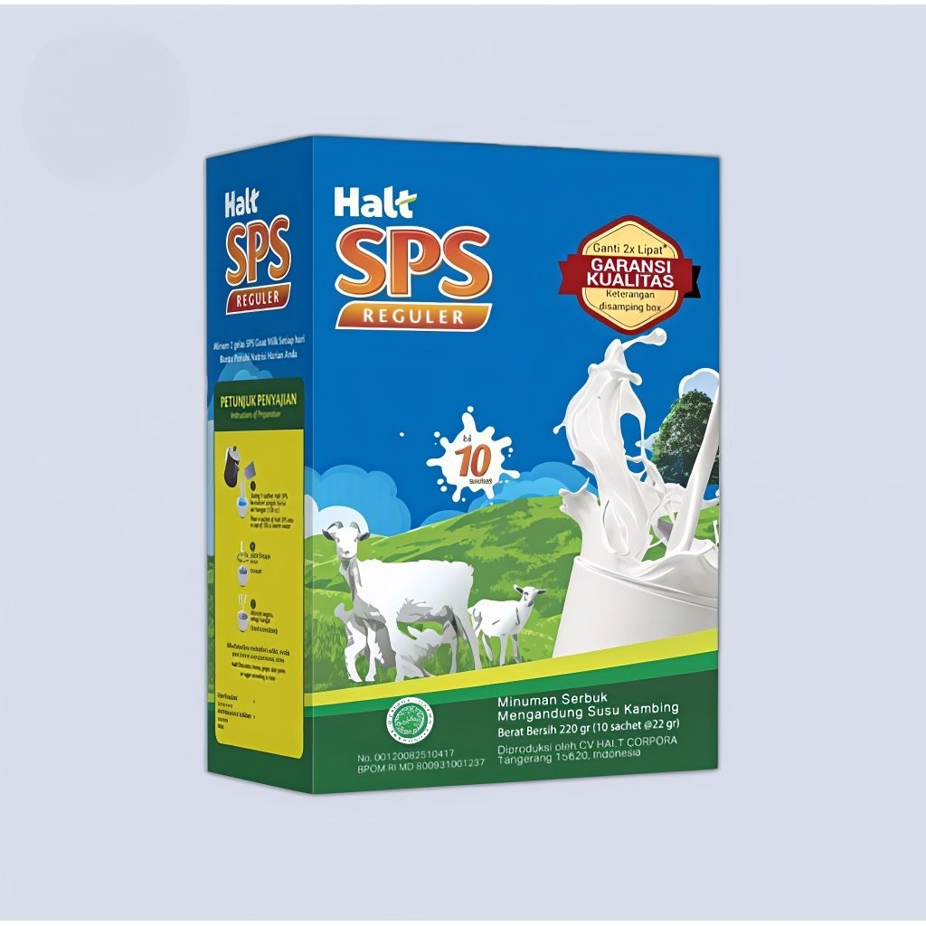 HALT SPS SUSU KAMBING ETAWA 1 BOX 10 SACHET