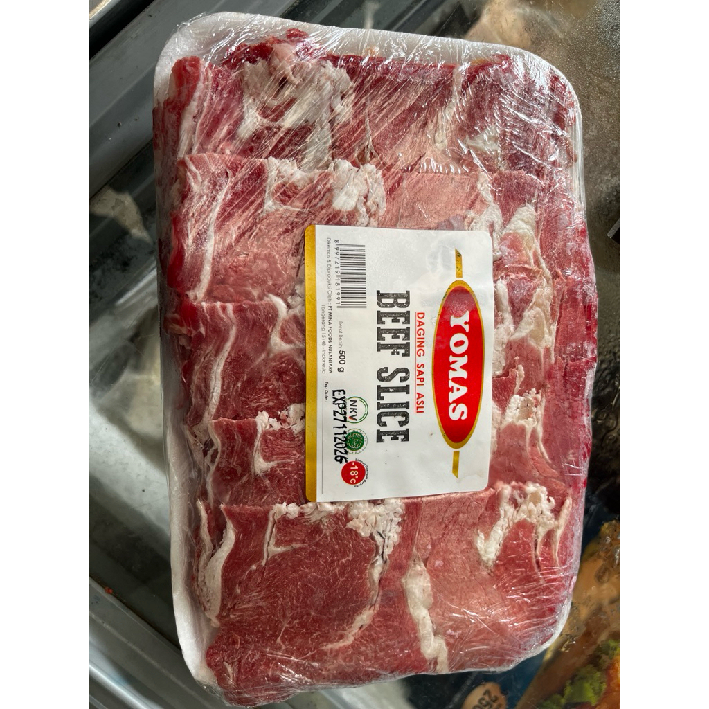 Beef slice yomas 500gr