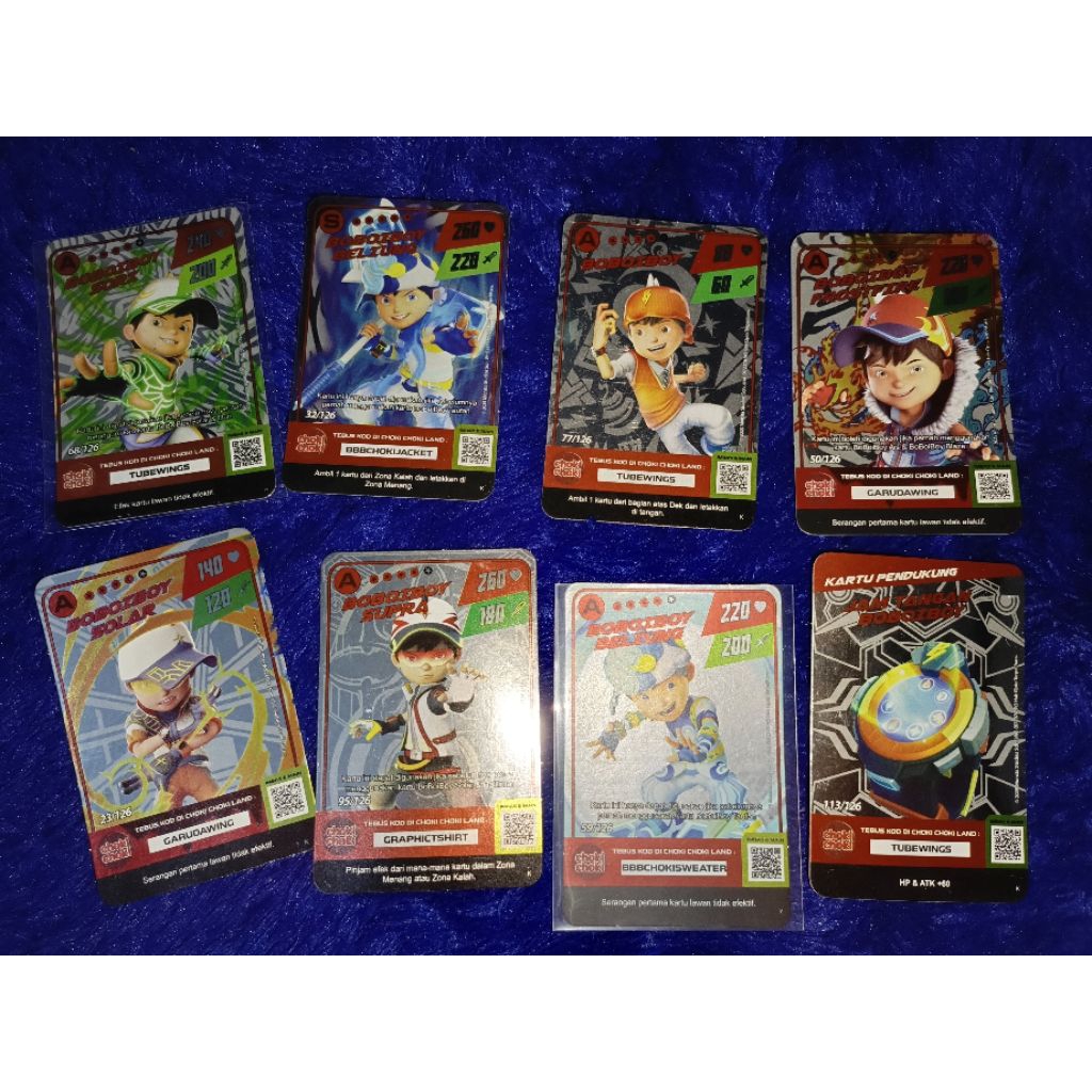kartu Choki-choki Boboiboy (Foil)