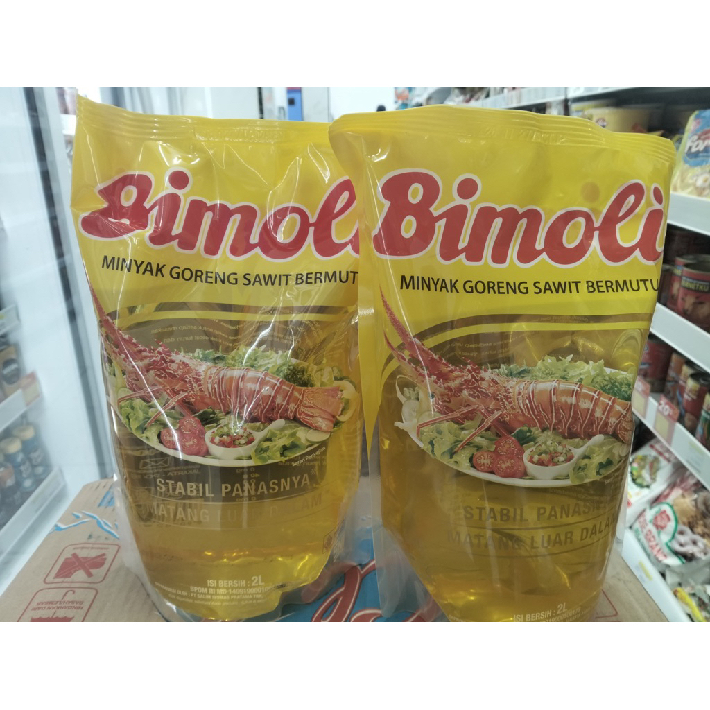 MINYAK merek BIMOLI 2Liter/ minyak murah/minyak bagus/ minyak enak/ minyak termurah/ minyak grosir