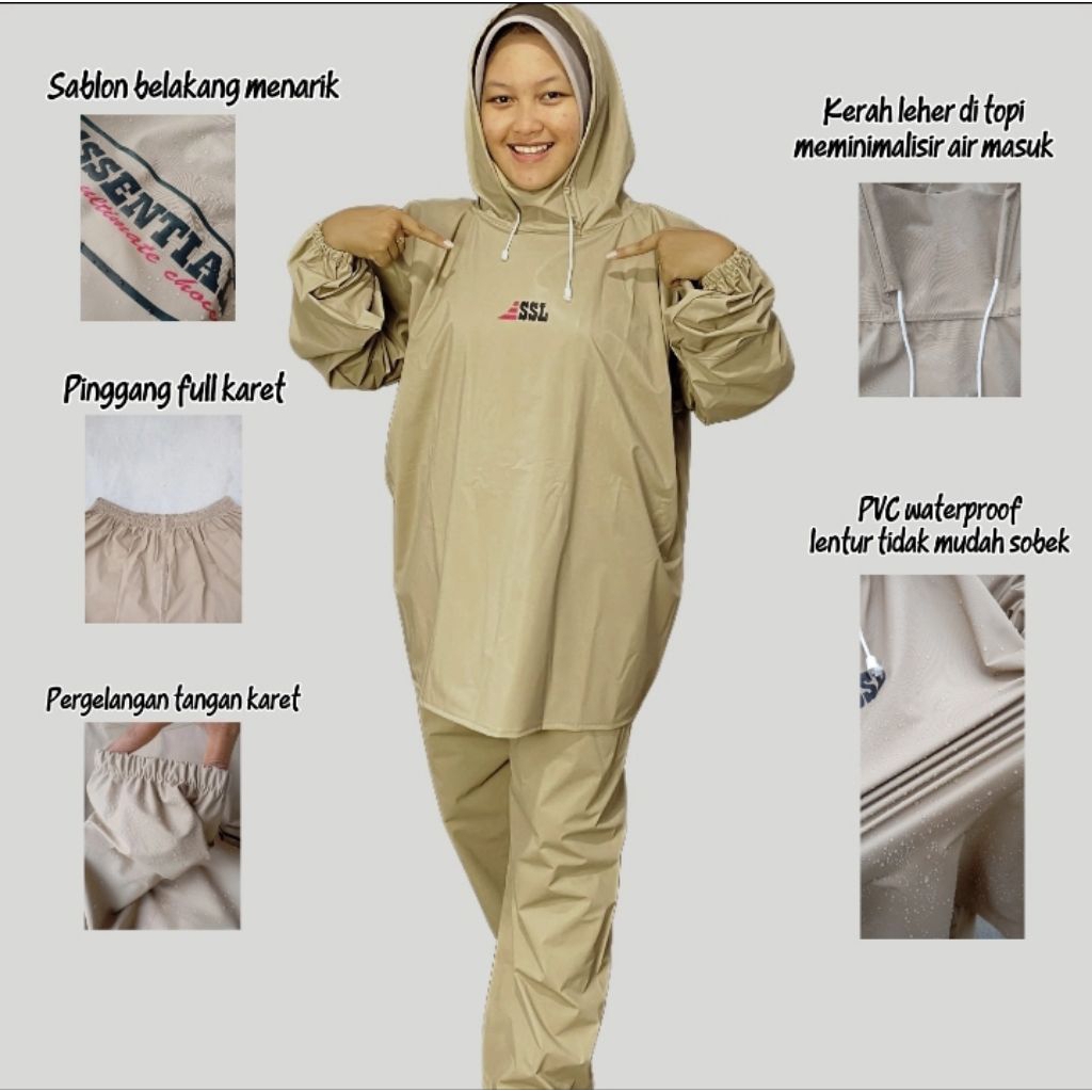 Jas Hujan Essential hoodie