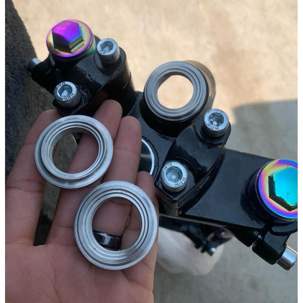 ring kontak cb stenlis pnp t segitiga ninja r ss kis / kancing kontak stainless pnp segitiga ninja