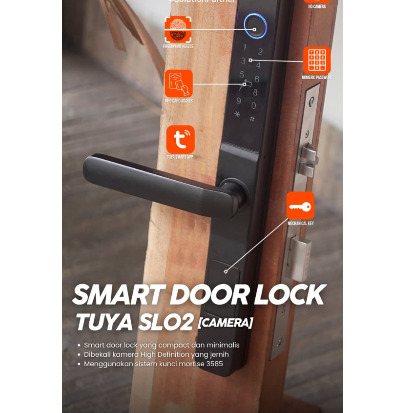 Tuya Smart Door Lock Camera SL02-3585 IP65 [Tuya SmartLife]