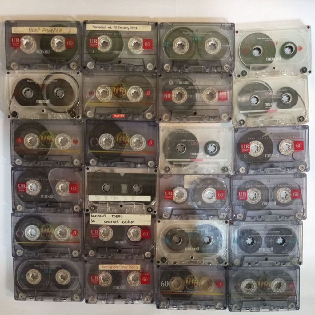 kaset kosong re-used/kaset blank/kaset rekaman