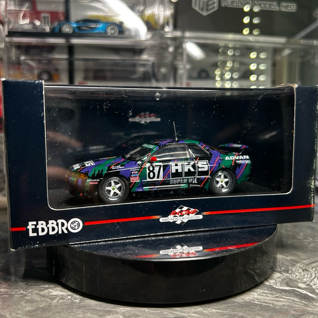 Ebbro Nissan Skyline GTR R32 HKS Group A 1:43 Ebbro Nissan GTR R32 1:43