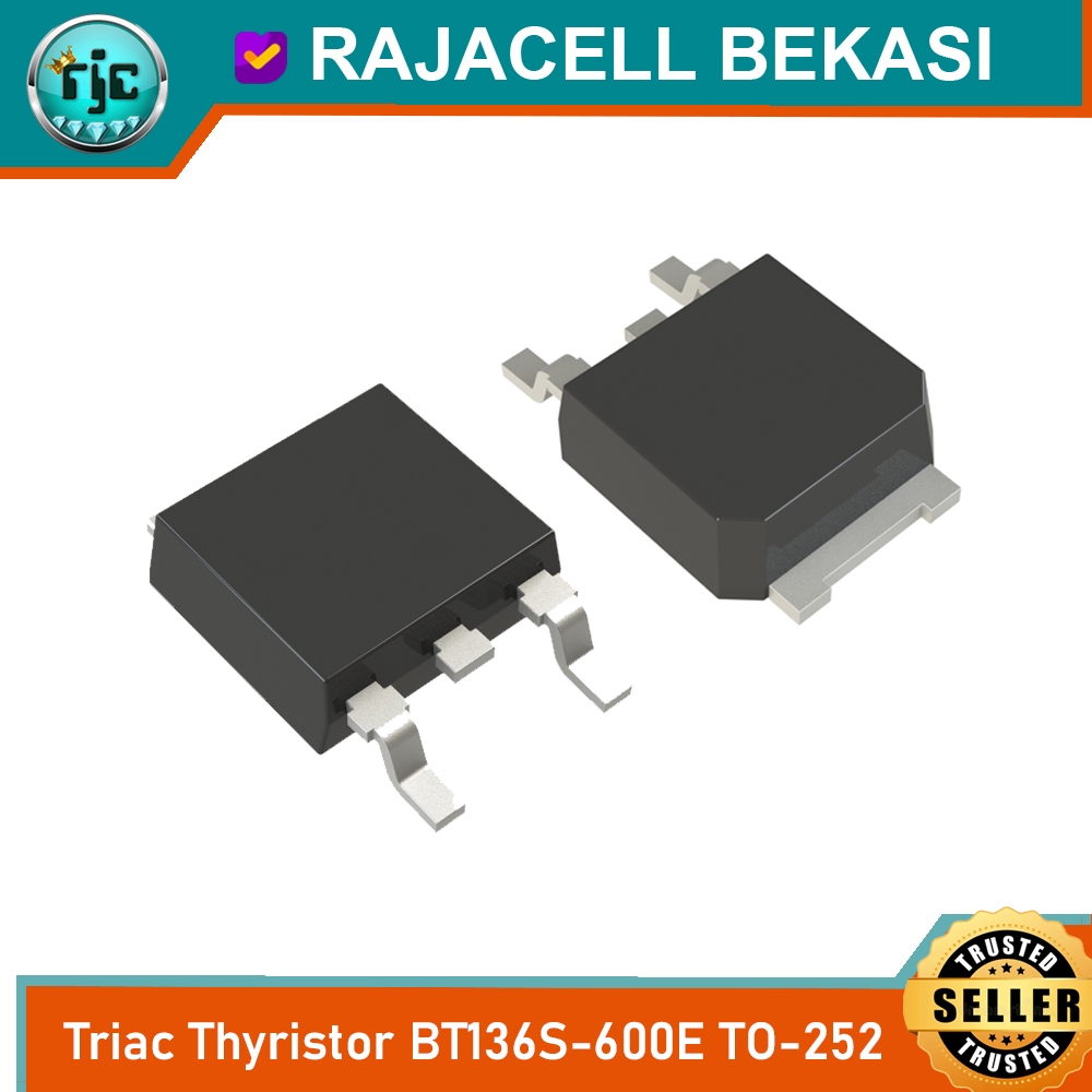 BT136S-600E TO-252 Triac 4A 600V BT136S DPAK SMD Logic Level Sensitive Gate 4 Ampere 600 Volt Chipse