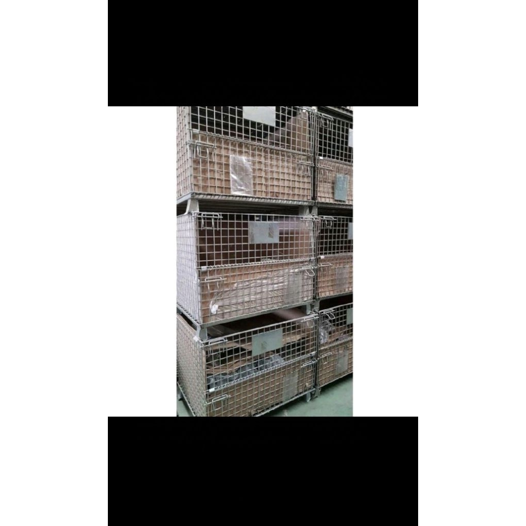 Pallet Mesh Stocky 5 / Pallet Mesh 100 X 80 X 84 Cm / Keranjang Besi Heavy Duty Co
